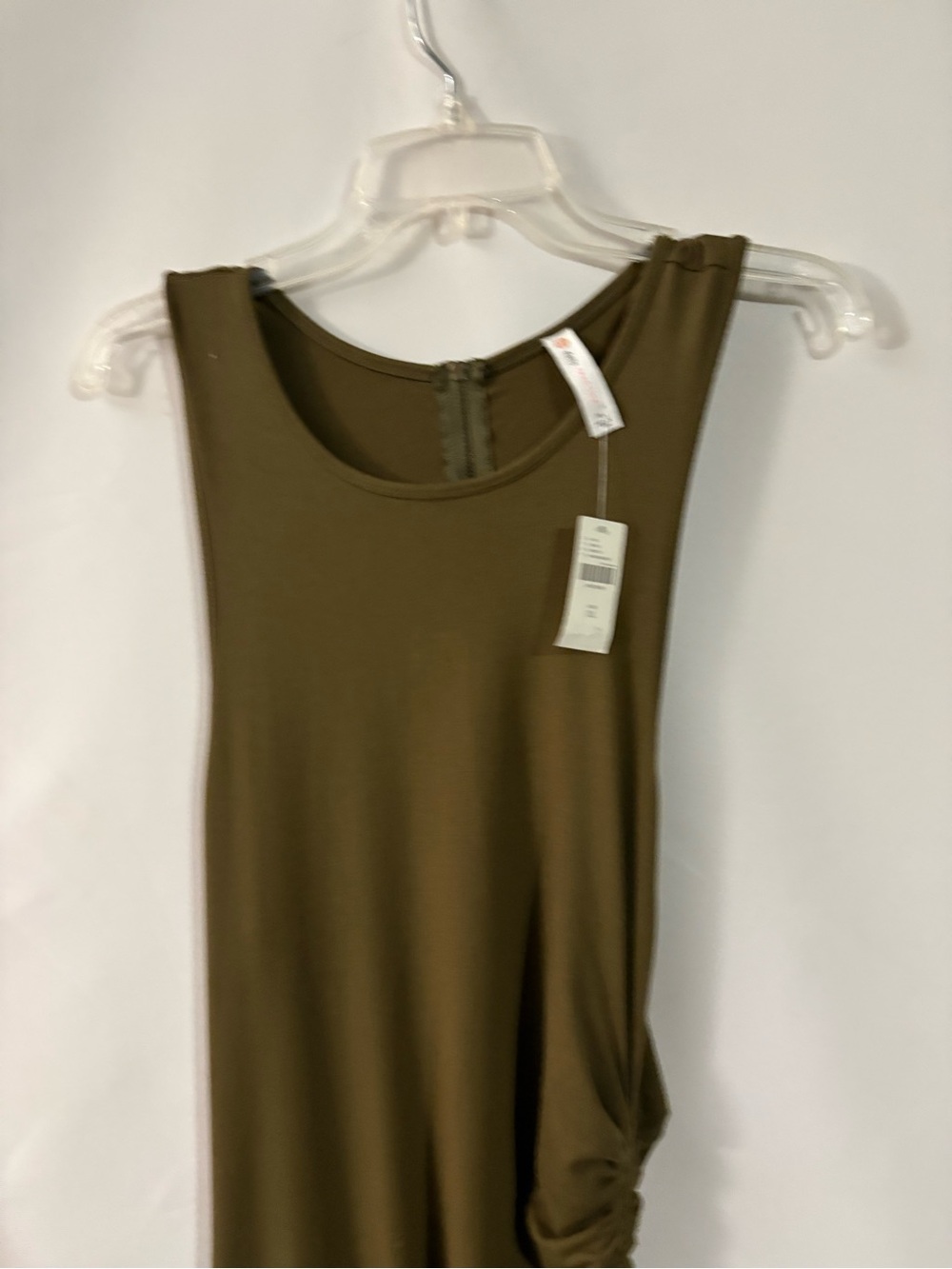 NWT Anthropologie Daily Practice Sleeveless Ruched Side Dress Size XL - Picture 9 of 12